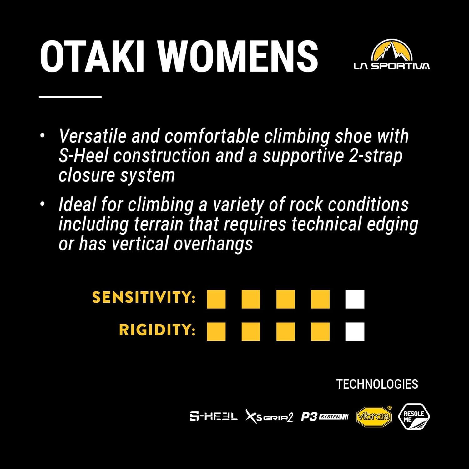 imageLa Sportiva Womens Otaki Rock Climbing ShoesSulphurCoral