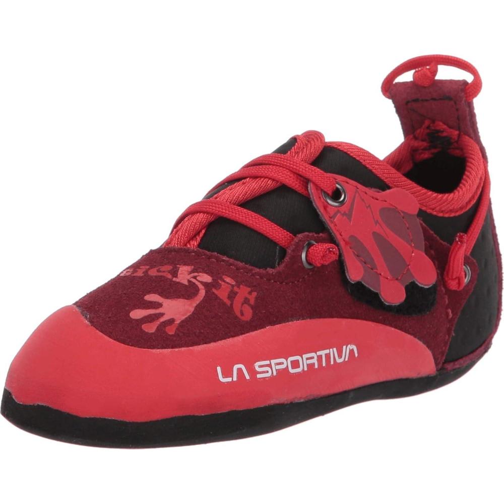 imageLa Sportiva Kids Stickit Rock Climbing ShoeChiliPoppy