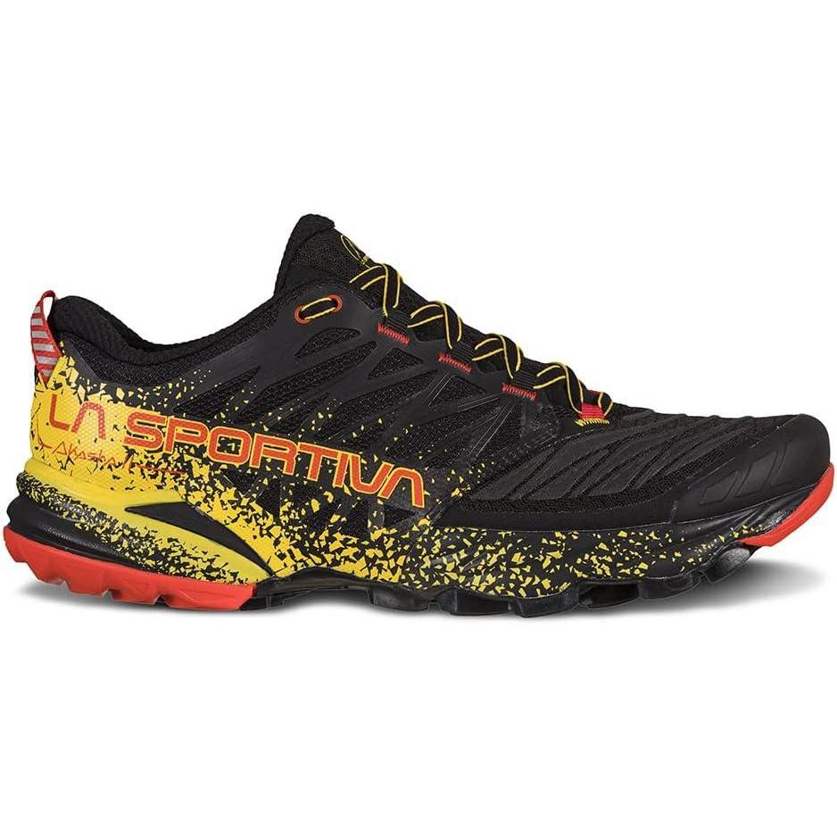 imageLa Sportiva Mens Akasha II Trail Running ShoesBlackYellow