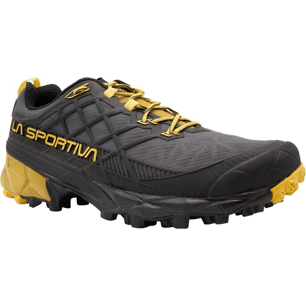 imageLa Sportiva Mens Akyra II GTX Waterproof Light Hiker and Trail Running ShoeCarbonBamboo