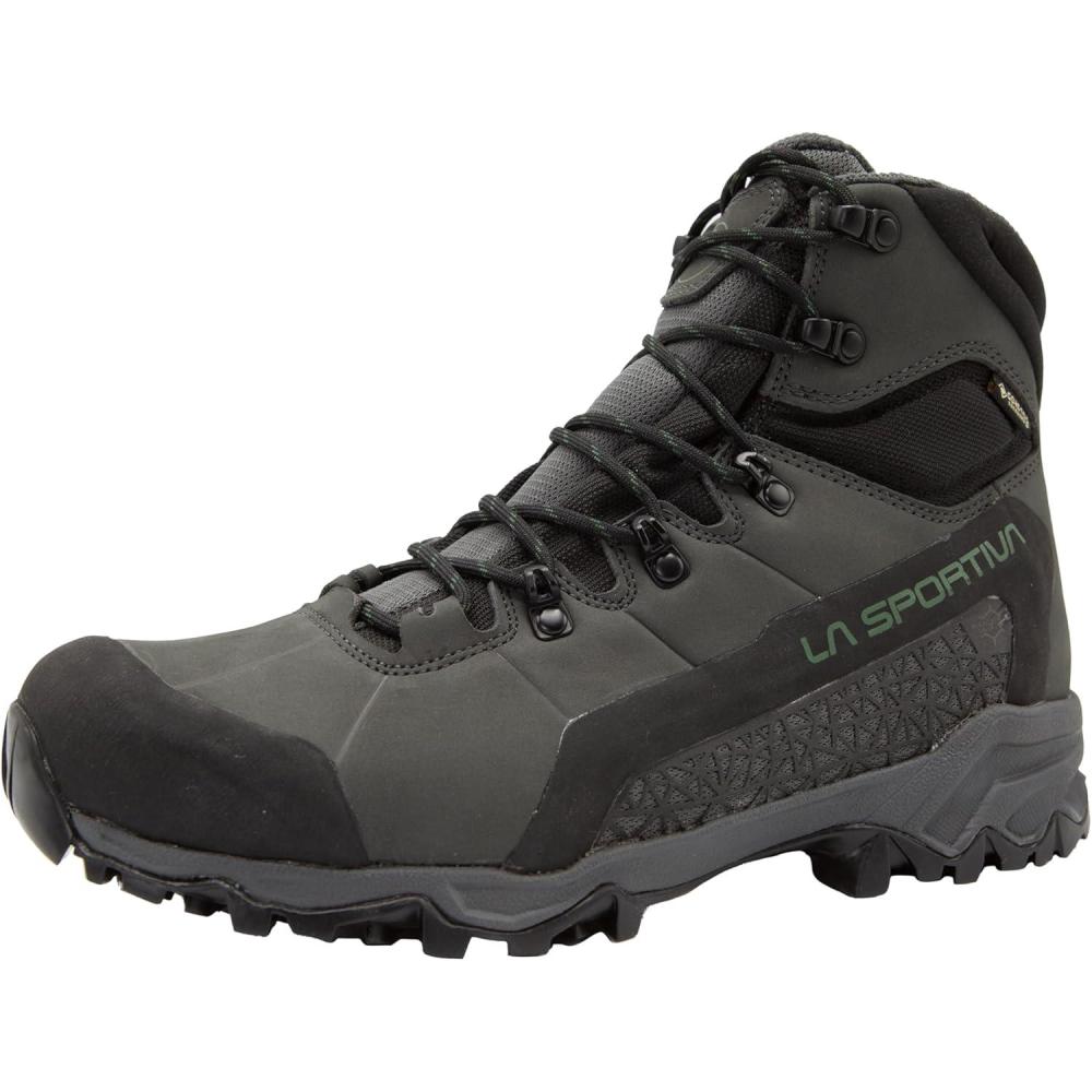 imageLa Sportiva Mens Nucleo High II GTX Waterproof Hiking BootsCarbonForest