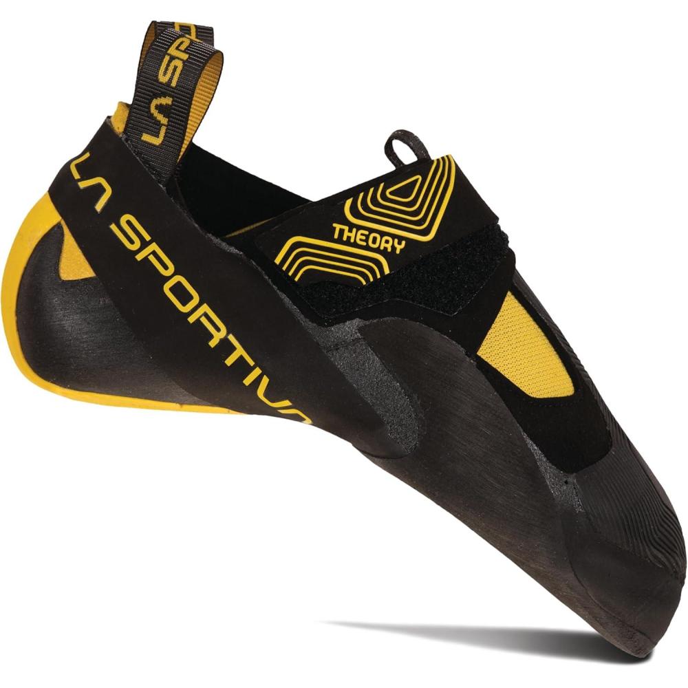 imageLa Sportiva Mens Theory Performance Rock Climbing ShoesBlackYellow