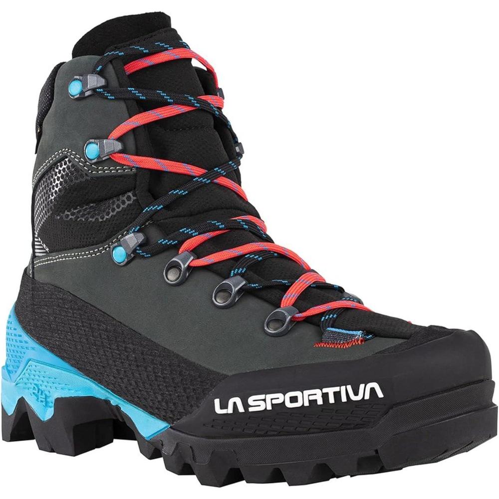 imageLa Sportiva Womens Aequilibrium LT GTX MountaineeringAlpine Trekking BootsBlackHibiscus