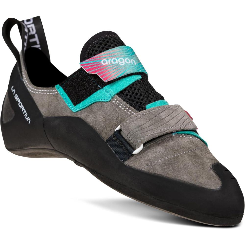 imageLa Sportiva Womens Aragon Rock Climbing ShoesClayHibiscus 2