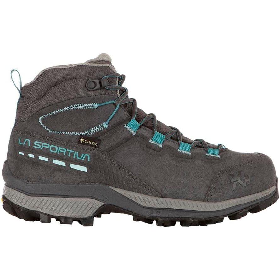 imageLa Sportiva Womens TX Hike Mid Leather GTX Waterproof Hiking BootsCarbonLagoon