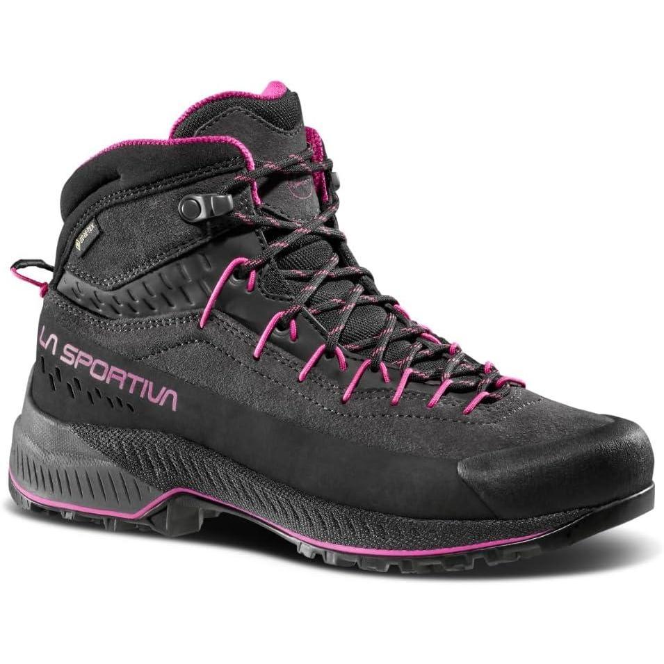 imageLa Sportiva Womens TX4 EVO Mid GTX Waterproof ApproachHiking ShoesCarbonSpringtime