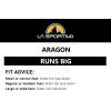 La Sportiva Womens Aragon Rock Climbing Shoes(Clay/Hibiscus 2)