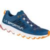 La Sportiva Womens Helios III Trail Running Shoe(Denim Red 628407)