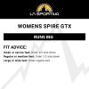 La Sportiva Womens Spire GTX Waterproof Hiking Shoes(Black/Topaz)
