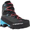 La Sportiva Womens Aequilibrium LT GTX Mountaineering/Alpine Trekking Boots(Black/Hibiscus)