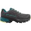 La Sportiva Womens Akyra II GTX Waterproof Light Hiker and Trail Running Shoe(Carbon/Juniper)