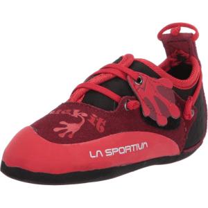 La Sportiva Kids Stickit Rock Climbing Shoe(Chili/Poppy)