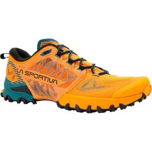 La Sportiva Mens Bushido III GTX Waterproof Trail Running Shoe(Papaya/Everglade)