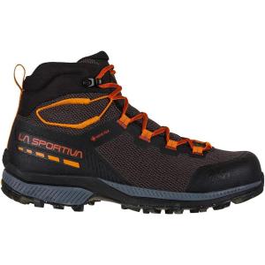La Sportiva Mens TX Hike Mid GTX Waterproof Hiking Boots(Carbon/Saffron)