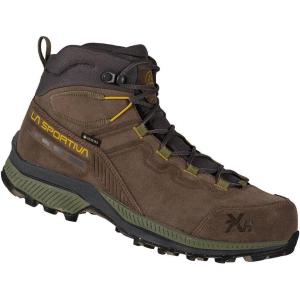 La Sportiva Mens TX Hike Mid Leather GTX Waterproof Hiking Boots(Taupe/Moss)