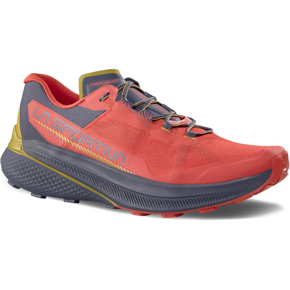 imageLa Sportiva Mens Prodigio Lightweight Performance Trail Running ShoesMountain RedNight Sky