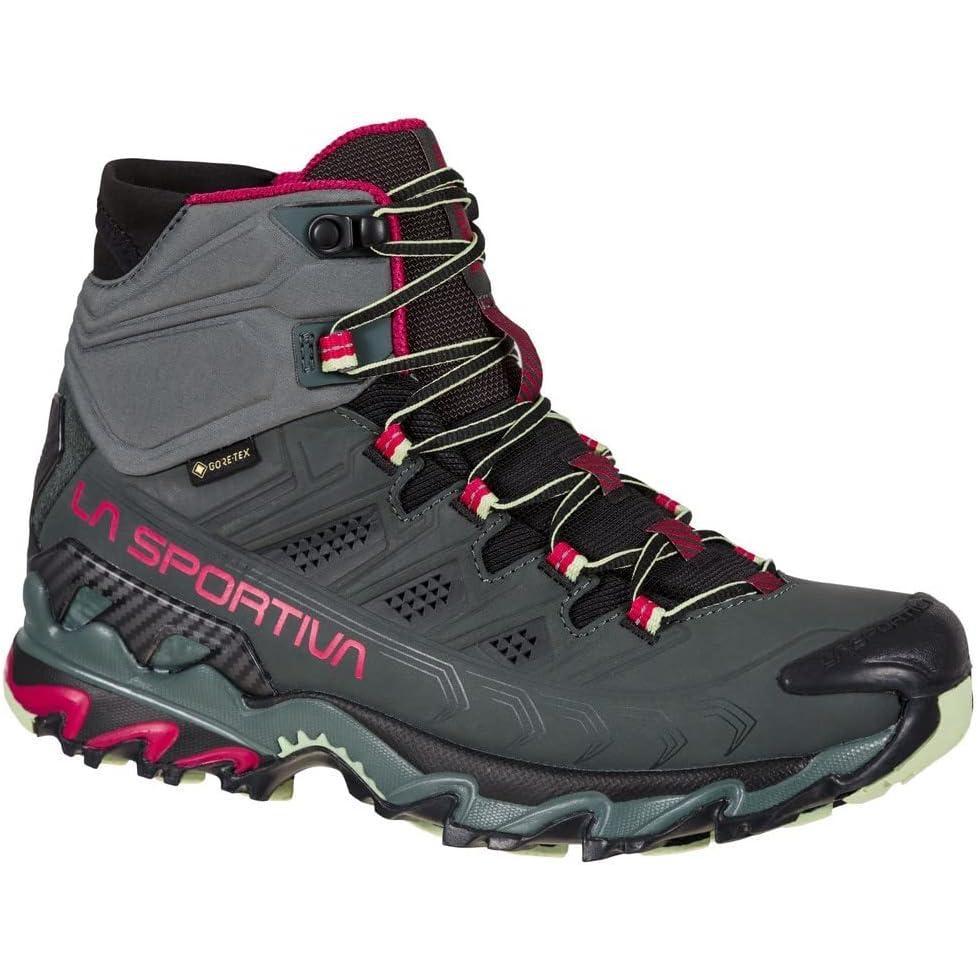imageLa Sportiva Mens Ultra Raptor II Mid GTX Hiking ShoeCharcoal Cerise 915