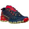 La Sportiva Men’s Athletics Trail Running Shoes, 9.5 AU(Night Blue Tango Red)