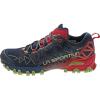 La Sportiva Men’s Athletics Trail Running Shoes, 9.5 AU(Night Blue Tango Red)