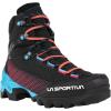 La Sportiva Womens Aequilibrium ST GTX Mountaineering/Hiking Boots(Black/Hibiscus)