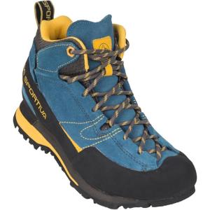 La Sportiva Unisex High Rise Hiking Boots(Blue Yellow)