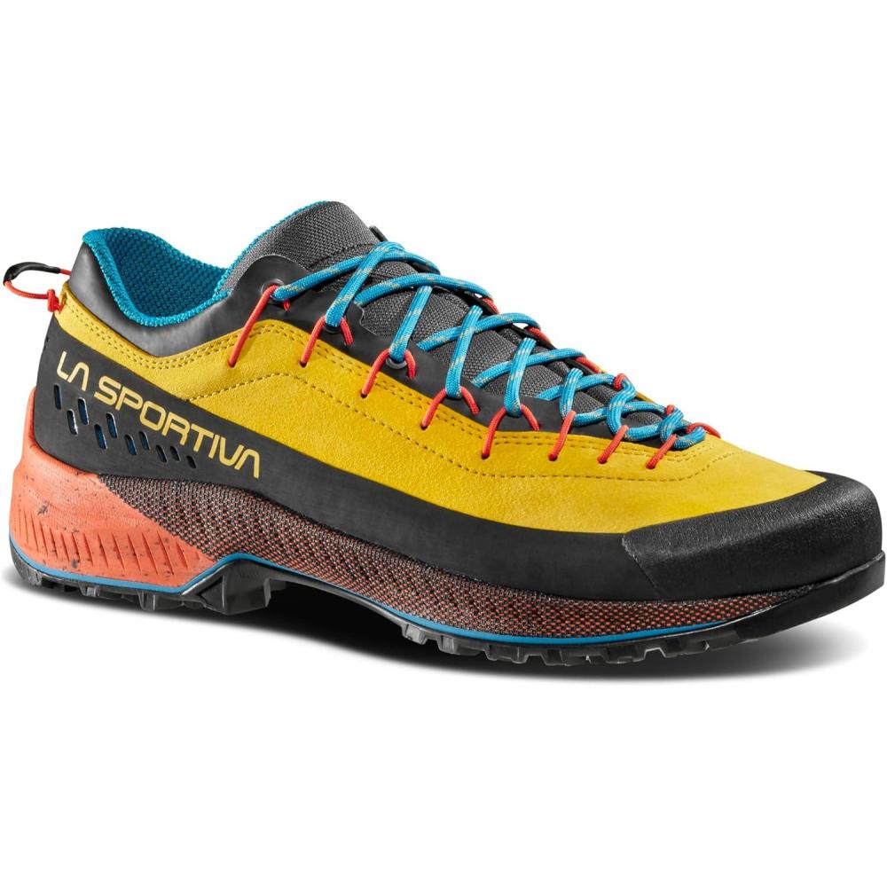 imageLa Sportiva Mens TX4 EVO Leather Technical ApproachHiking Shoes BambooTropic Blue 12513