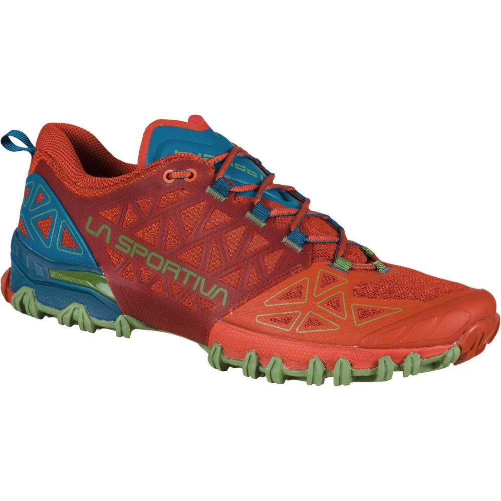 imageLa Sportiva Mens Bushido II Trail Running ShoeSaffron Kale