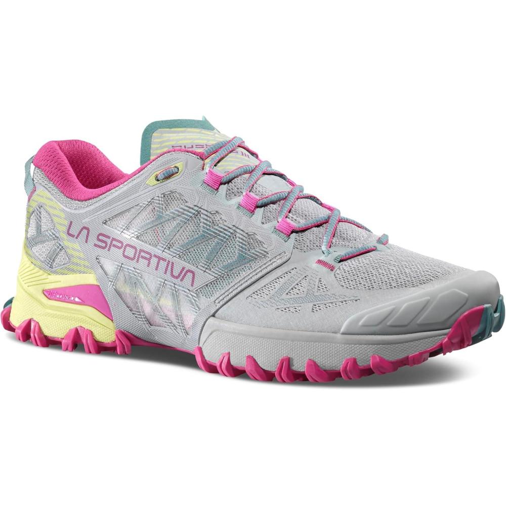 imageLa Sportiva Womens Bushido III Performance MountainTrail Running ShoesMoonSpringtime