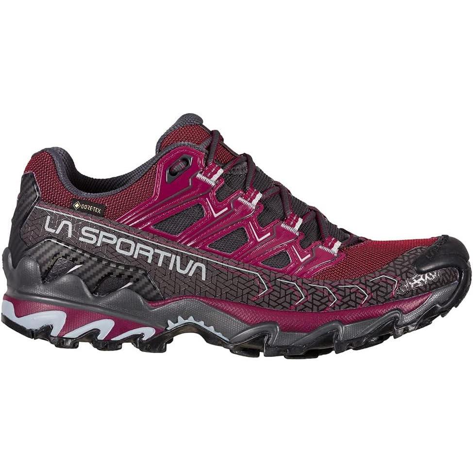 imageLa Sportiva Womens Ultra Raptor II GTX Trail Running ShoesRed PlumCarbon