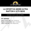 La Sportiva Mens Ultra Raptor II GTX Trail Running Shoes(Black/Clay)