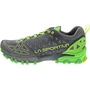 La Sportiva Mens Bushido II Trail Running Shoe(Metal Flash Green)