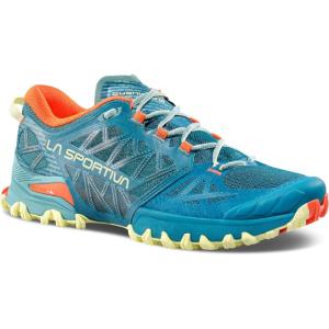 La Sportiva Womens Bushido III Performance Mountain/Trail Running Shoes(Everglade/Zest)