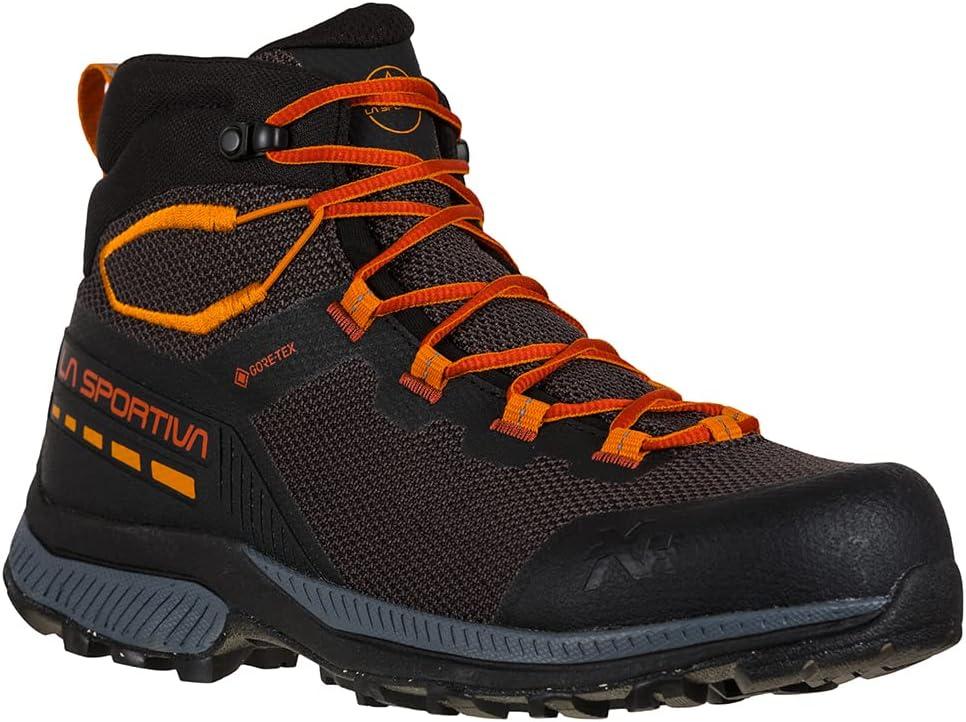 imageLa Sportiva Mens TX Hike Mid Hiking Boots CarbonSaffron 7