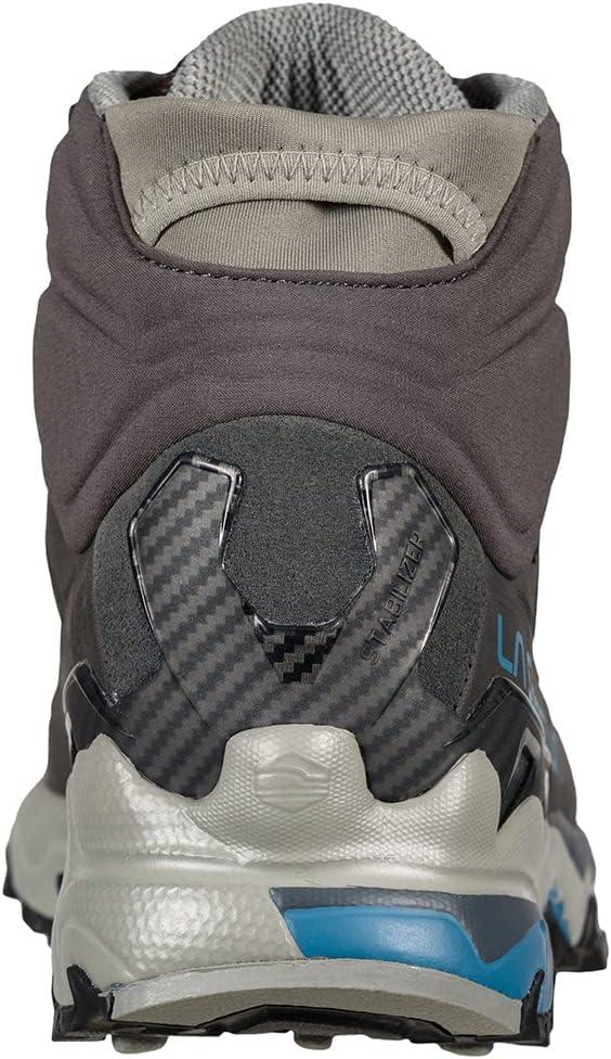 imageLa Sportiva Womens Ultra Raptor II Mid Leather GTX Waterproof Hiking BootsCarbonAtlantic