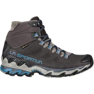 La Sportiva Womens Ultra Raptor II Mid Leather GTX Waterproof Hiking Boots(Carbon/Atlantic)