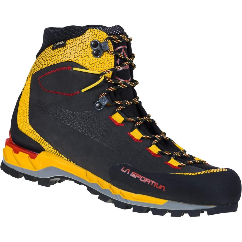 imageLa Sportiva Womens Trango Tech GTX Leather MountaineeringHiking BootsBlack Yellow