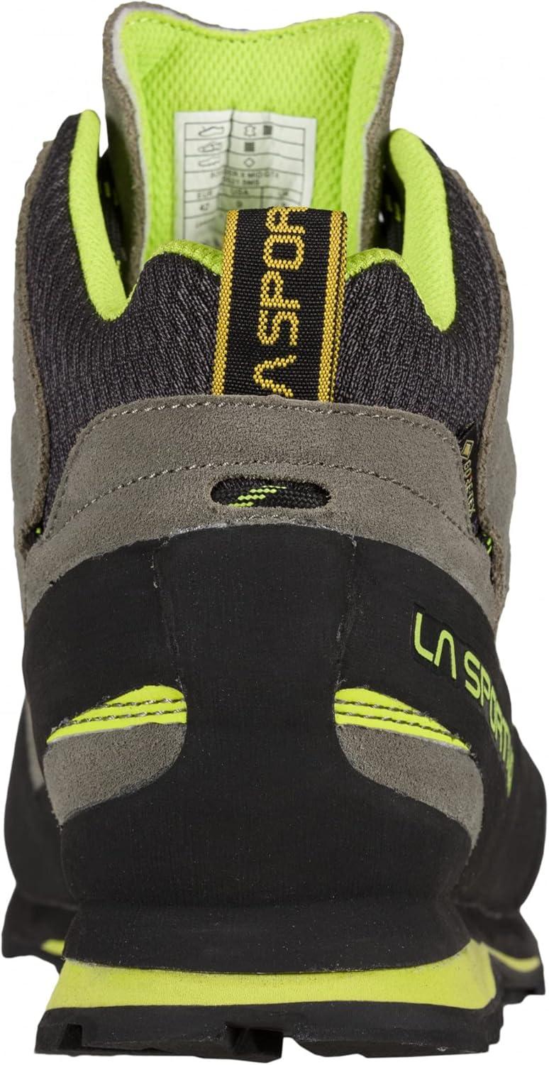 imageLA Sportiva Unisex Boulder X Mid BlueYellow Trekking amp Hiking BootsClay Neon