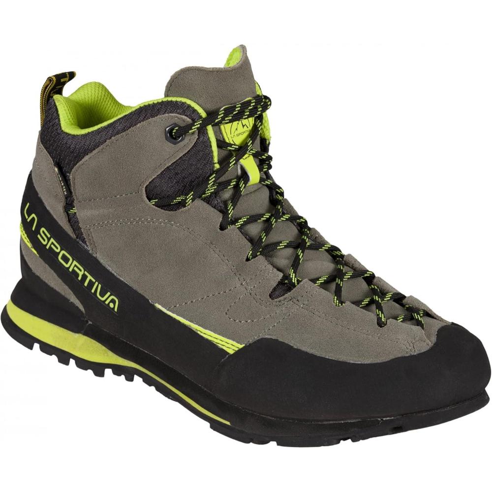 imageLA Sportiva Unisex Boulder X Mid BlueYellow Trekking amp Hiking BootsClay Neon