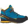 LA Sportiva Unisex Boulder X Mid Blue/Yellow Trekking & Hiking Boots(Blue Yellow)