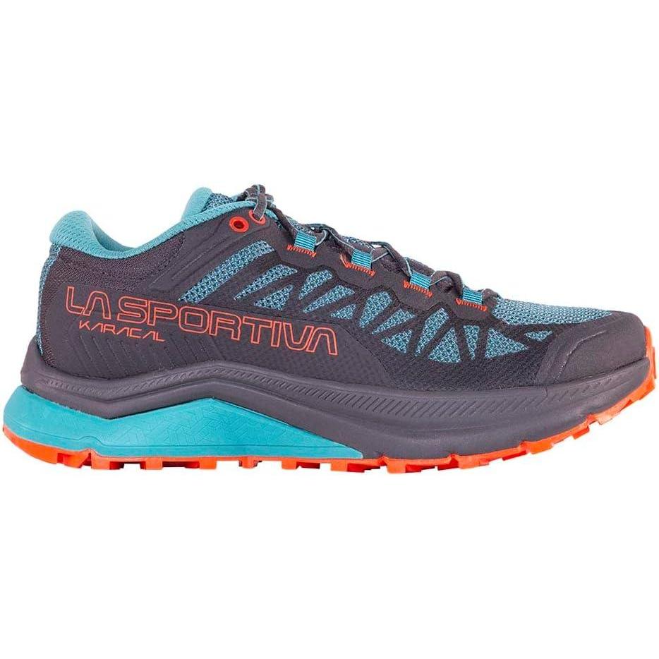 imageLa Sportiva Womens Karacal Trail Running ShoeCarbonLagoon