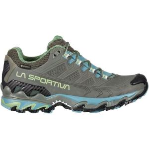 La Sportiva Womens Ultra Raptor II Leather GTX Hiking Shoes, Clay/Mist, 5.5-6