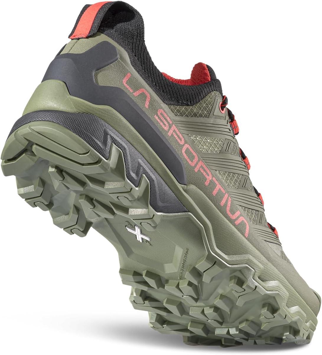 imageLa Sportiva Mens Ultra Raptor 3 Low Hiking Shoe Lightweight amp Breathable AllTerrain Grip amp Debris ProtectionCypressMountain Red