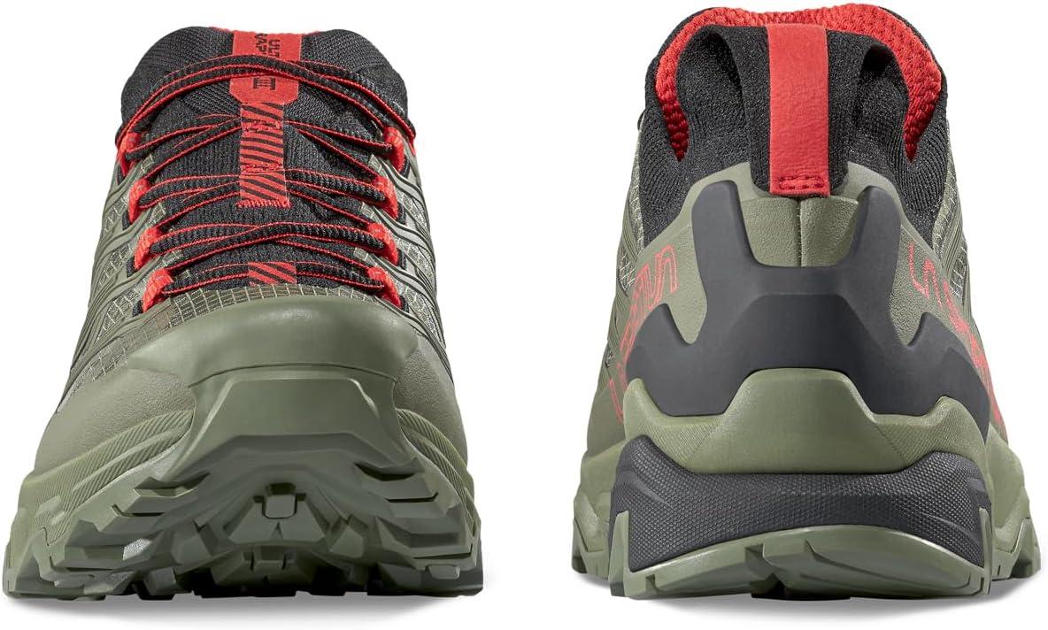 imageLa Sportiva Mens Ultra Raptor 3 Low Hiking Shoe Lightweight amp Breathable AllTerrain Grip amp Debris ProtectionCypressMountain Red
