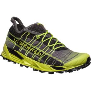 La Sportiva Men’s Trail Running Shoes, 10 US(Multi Coloured Apple Green Carbon 000)
