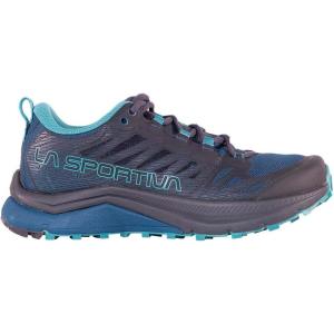 La Sportiva Womens Jackal II Trail Running Shoe(Carbon/Lagoon)