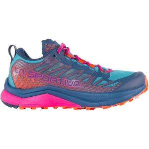 La Sportiva Womens Jackal II Trail Running Shoe(Storm Blue/Lagoon)