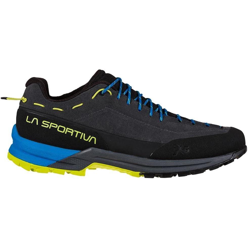 imageLa Sportiva Mens TX Guide Leather Hiking Shoe CarbonLime Punch 55
