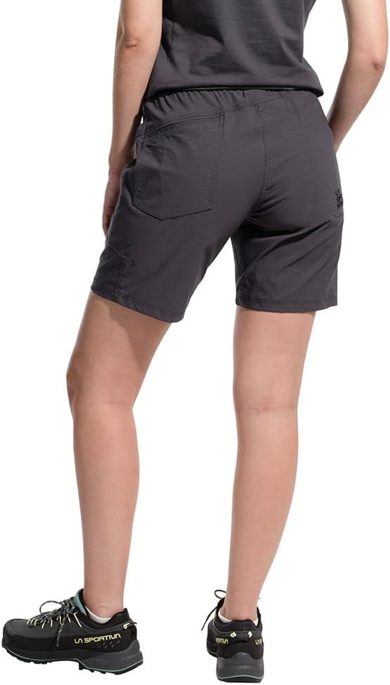 imageLa Sportiva Mantra Womens Climbing Shorts Breathable Lightweight Stretch Fabric Bouldering Hiking TrekkingOnyxChalk