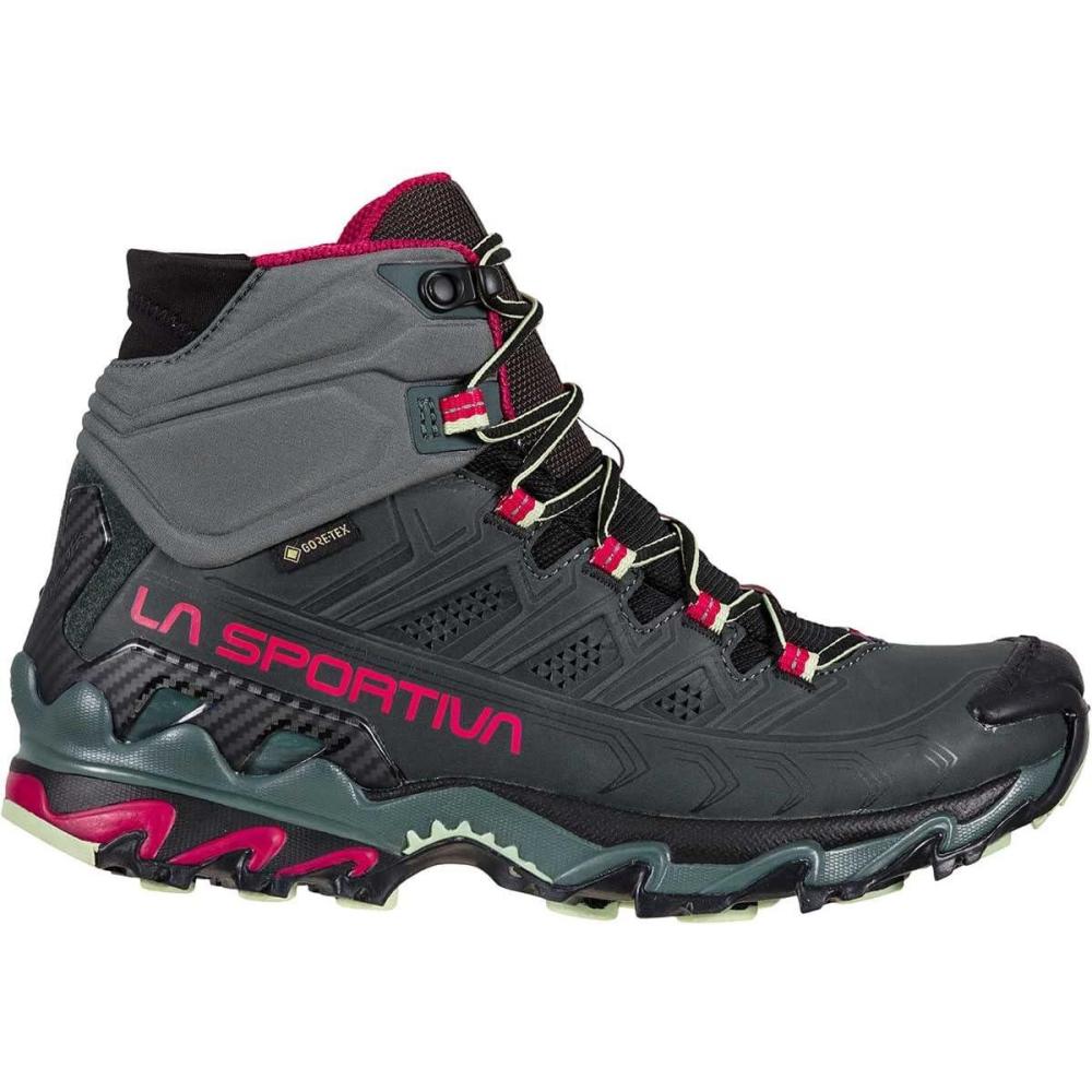 imageLa Sportiva Mens Ultra Raptor Trail Running ShoeCharcoal Cerise 915