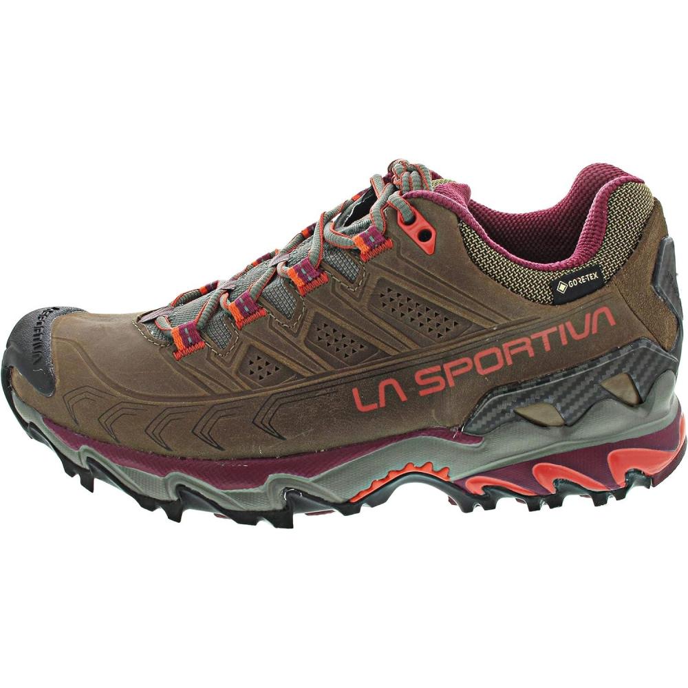 imageLa Sportiva Mens Ultra Raptor Trail Running ShoeTaupe Red Plum